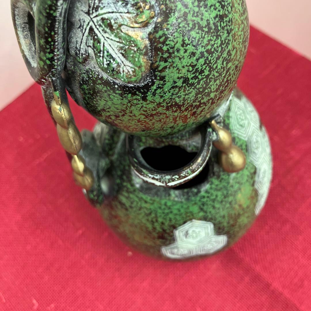 高岡銅器六瓢花入