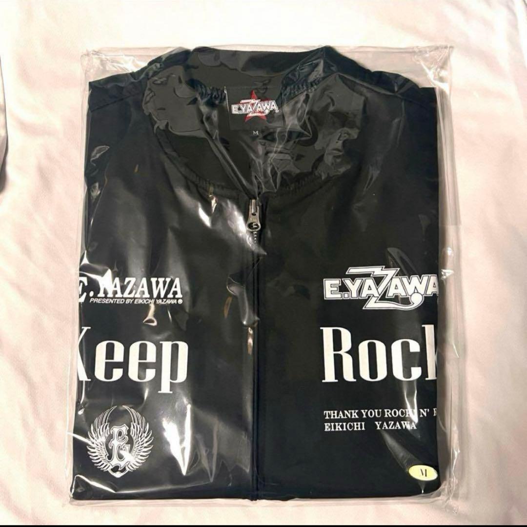 矢沢永吉✦ ジップアップジャケット(LOGOS)KEEP ROCK【M】 - メルカリ