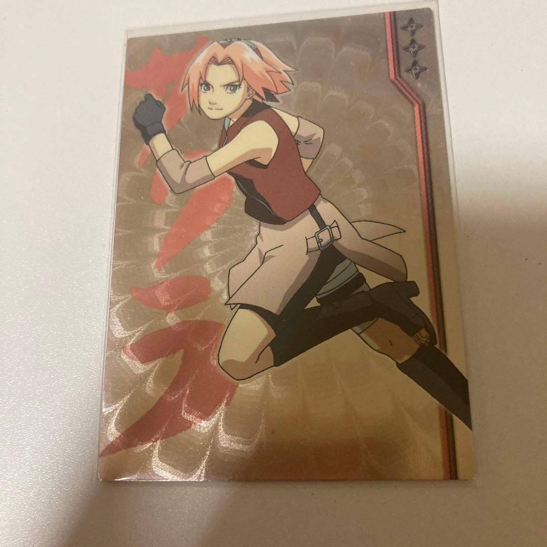 初期NARUTO ナルト キラ カード 春野サクラ - メルカリ