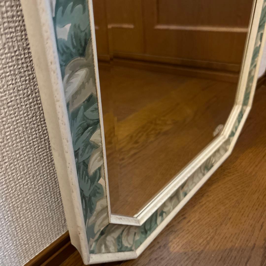 イタリア製壁掛け鏡　アンティークウォールミラー