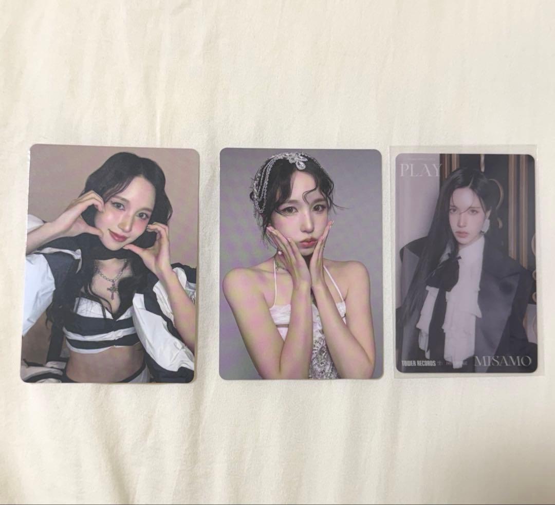 MISAMO ミサモ ミナ play ラキドロ タワレコ クリアトレカ セット