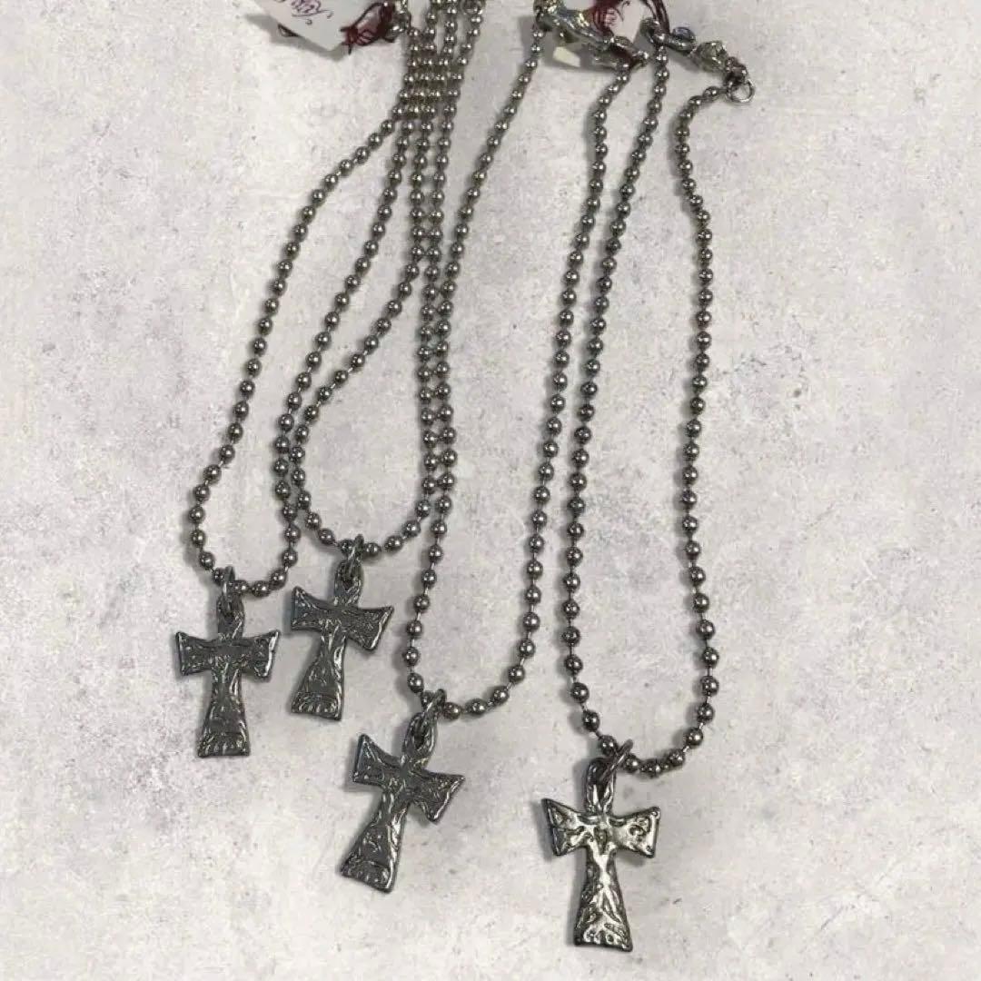 シルバー 十字架 ペンダント ネックレスセット4点