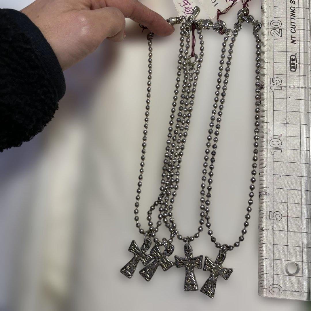 シルバー 十字架 ペンダント ネックレスセット4点