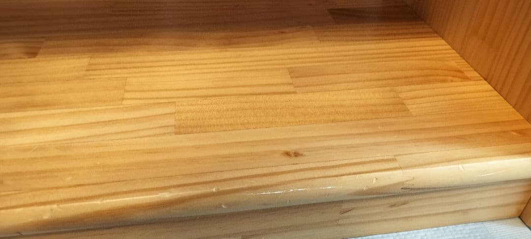 ブロック社　白木棚