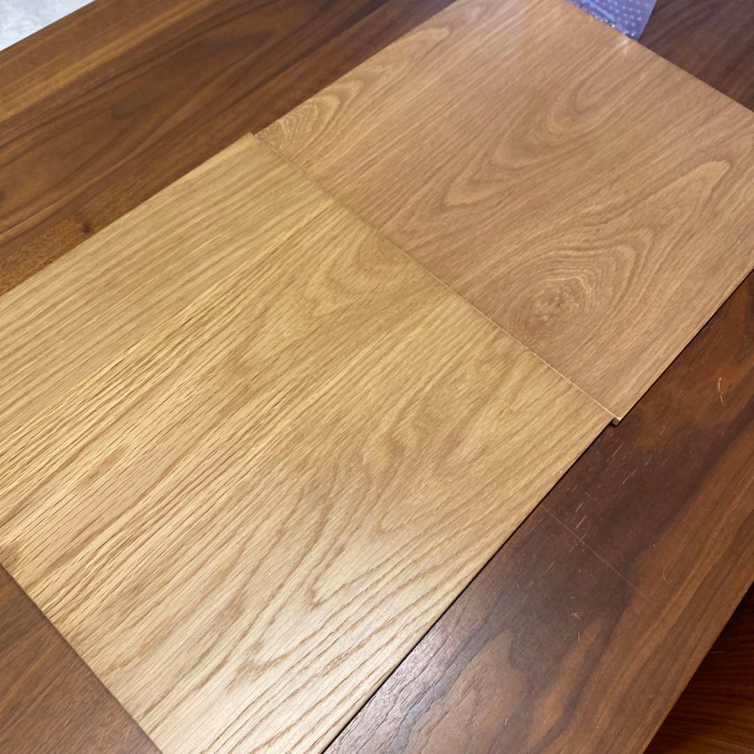 無印良品 オーク材　ステンレスユニットシェルフ用・ボックス・ガラス引き戸