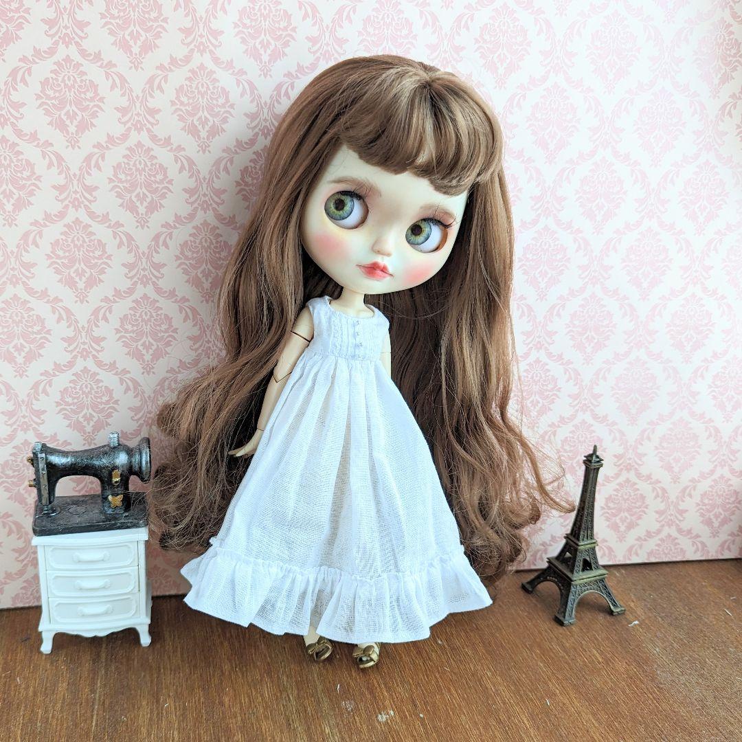 再903※ブライスアウトフィット※ガーゼのノースリーブピンタックワンピース