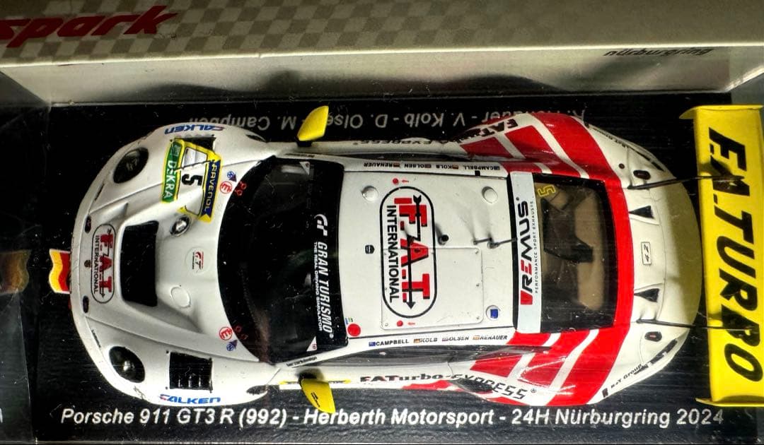 ポルシェ911 GT3R No.5 24H ニュルブルクリンク 2024 - メルカリ