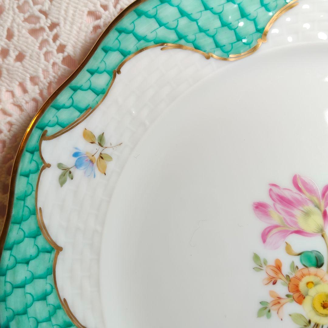 【希少】ヘレンド ハイランドフラワー プレート 18.5cm