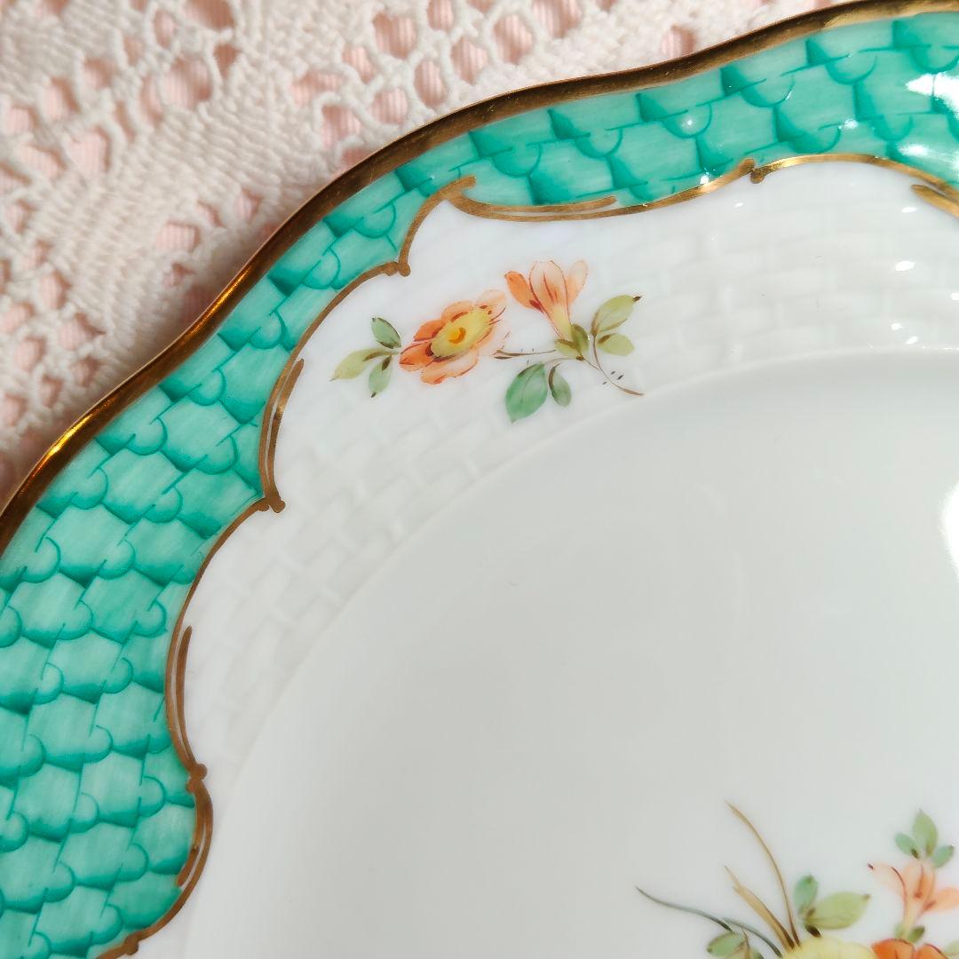 【希少】ヘレンド ハイランドフラワー プレート 18.5cm