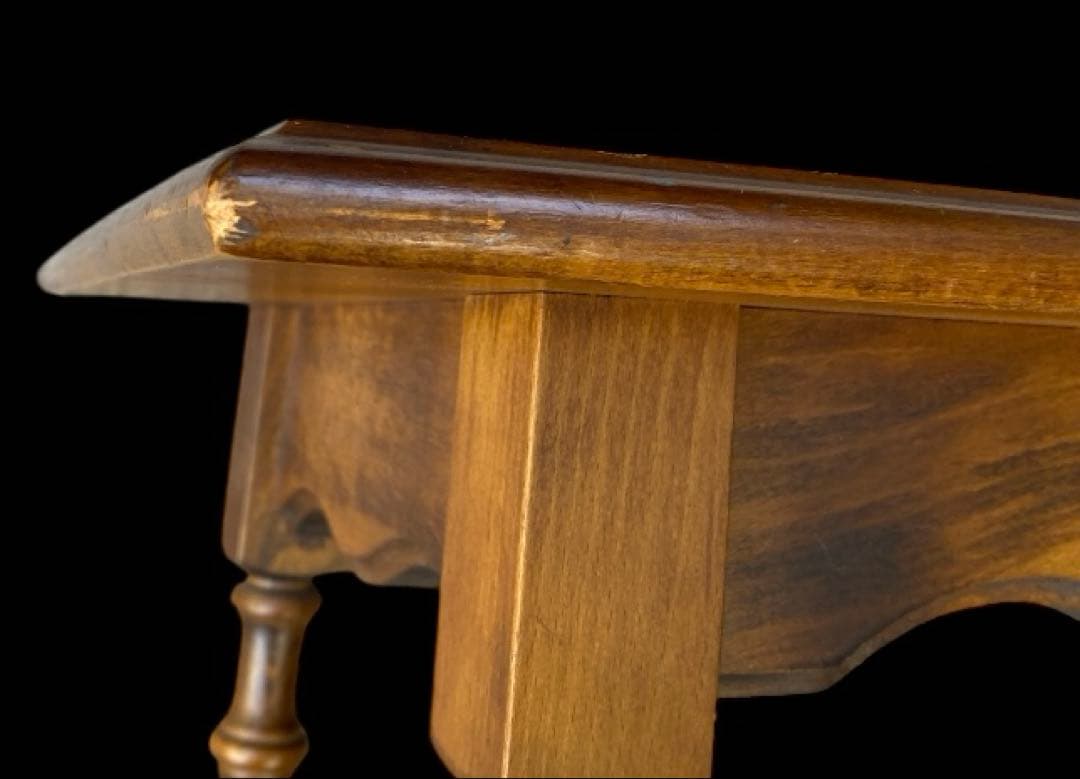 karimoku カリモク 木製 コンソールテーブル ラタン棚付き 幅60