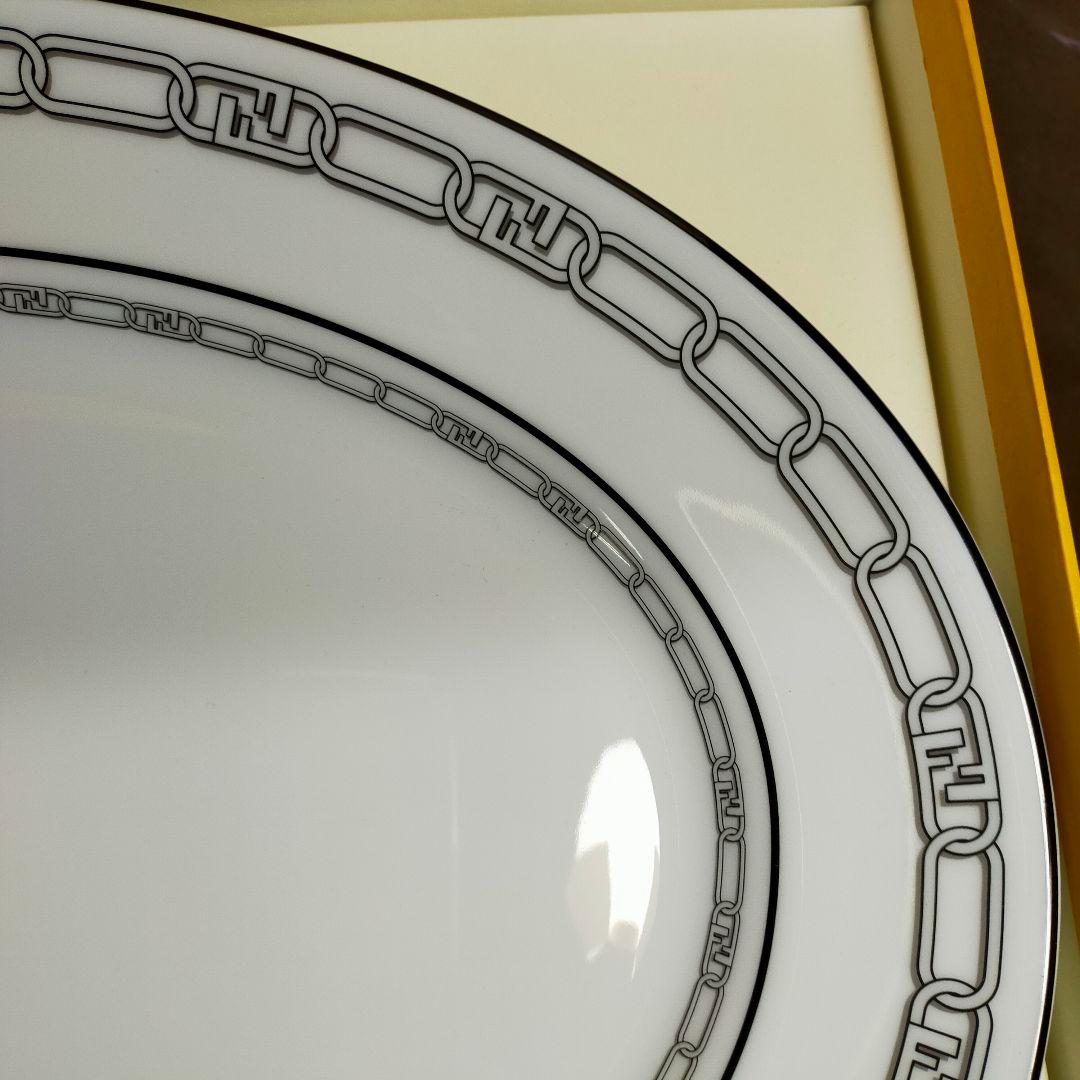 FENDI フェンディ オーロック 特大プラター 楕円皿！