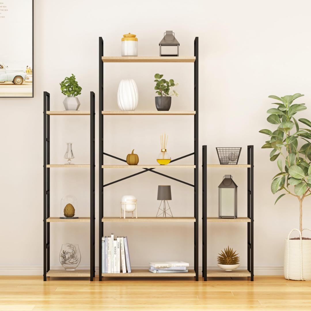 スリム収納 木製棚 スリムデザイン 収納ラック 4段棚