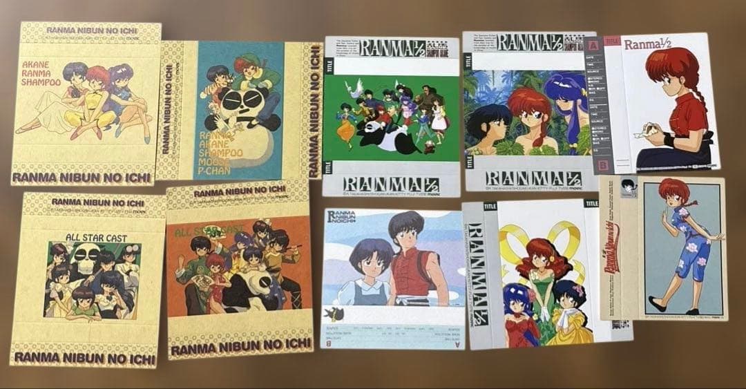 当時物 らんまカセットインデックス76枚まとめ売り - メルカリ