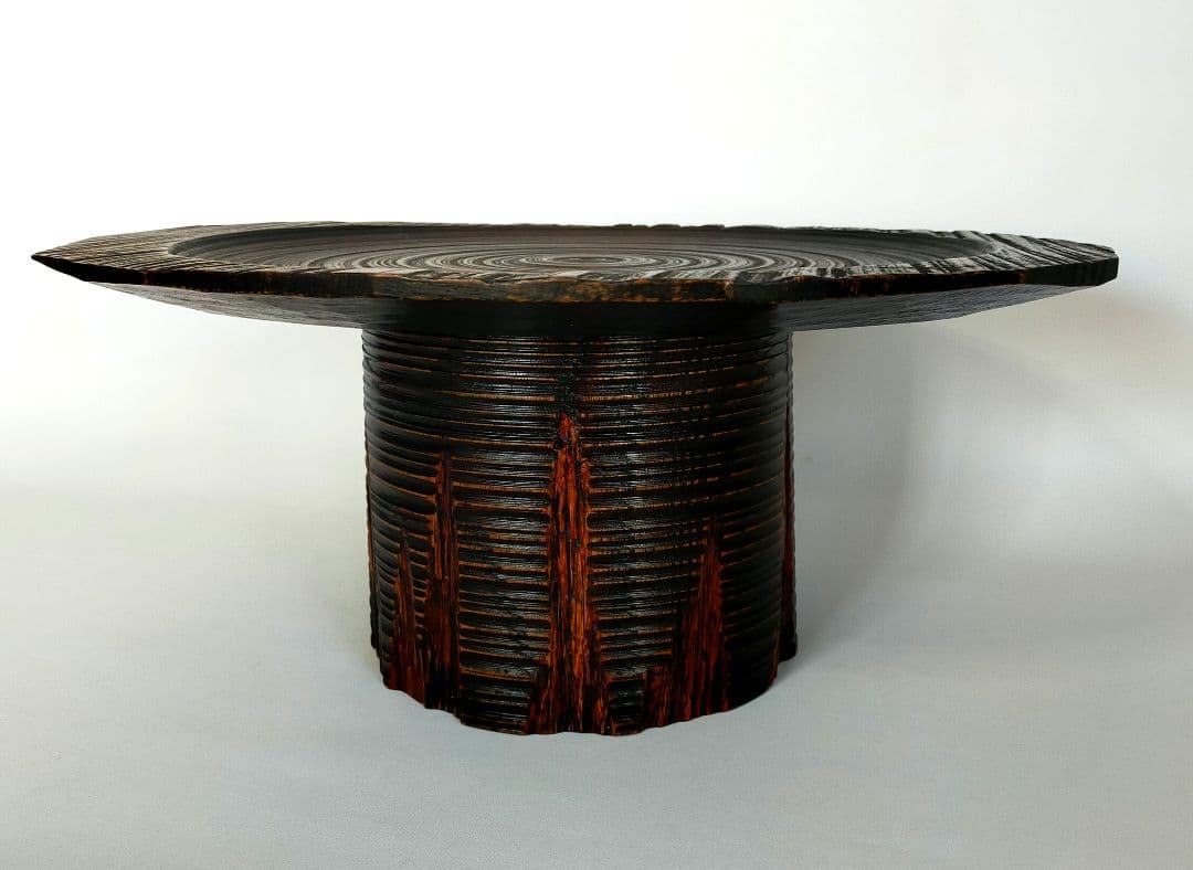 山中塗　花台　一人膳　天目台　伝統工芸師作品