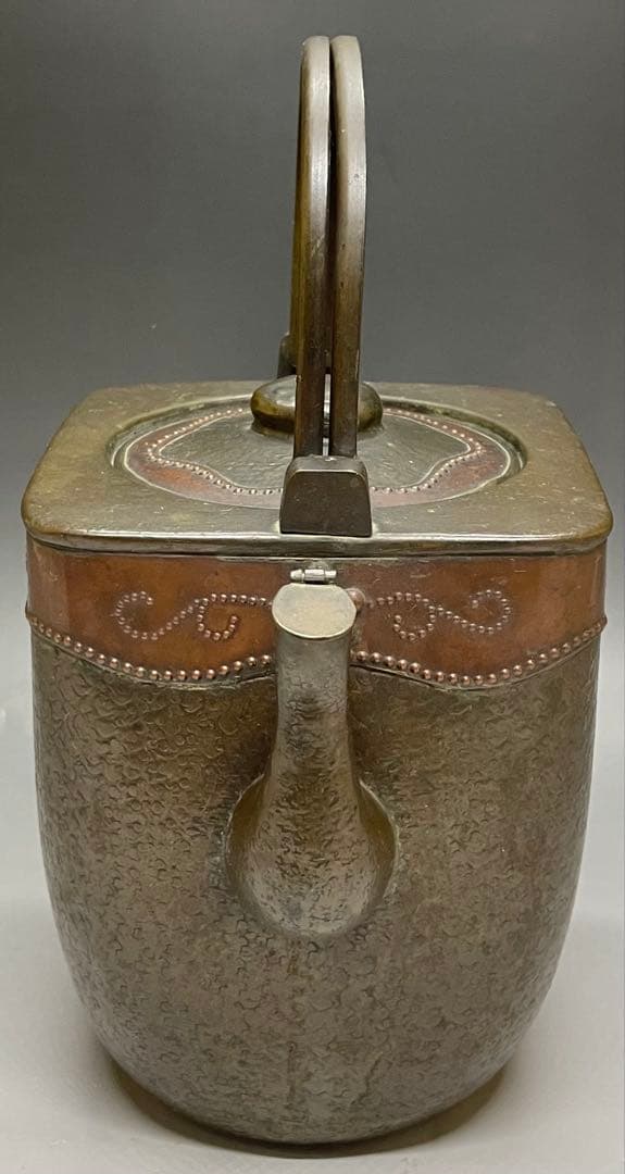 金工師 金屋五郎三郎 注水 薬缶 口蓋付 銅製 茶道具 N773 - メルカリ