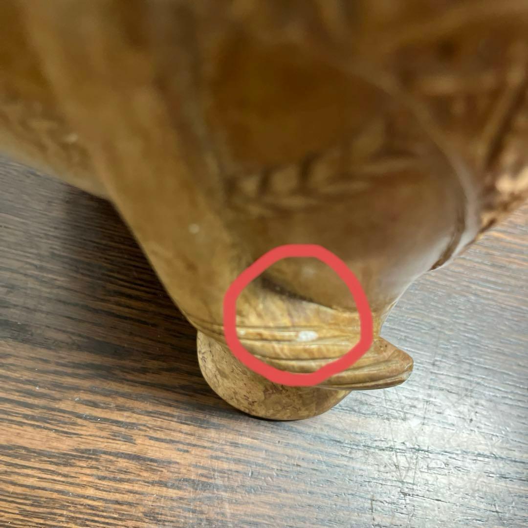 大理石　象の置物