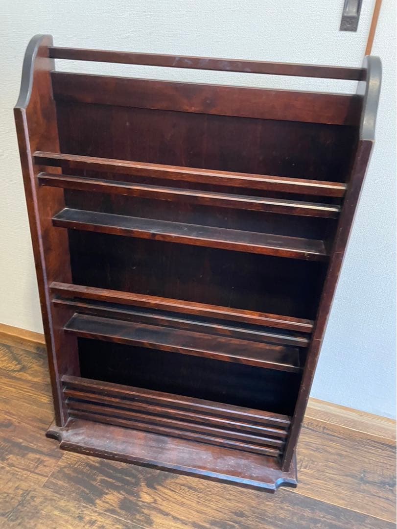 北海道民芸家具 スリッパラック マガジンラック 棚 アンティーク ビンテージ♪