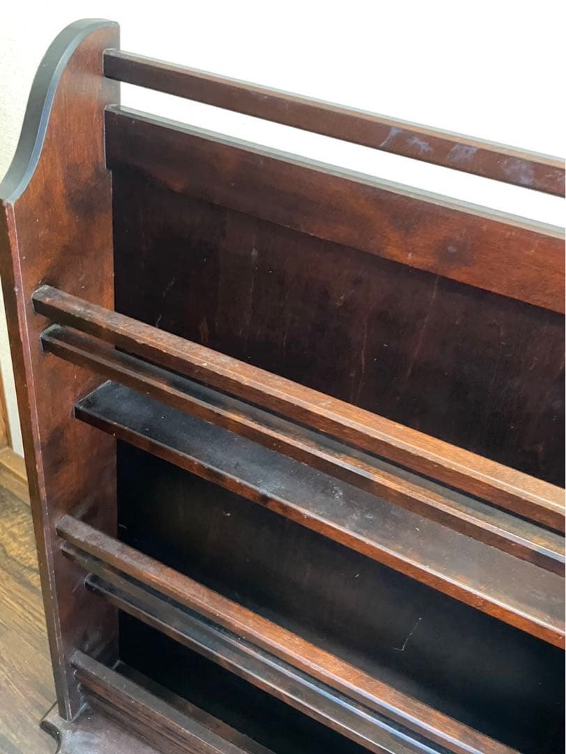 北海道民芸家具 スリッパラック マガジンラック 棚 アンティーク ビンテージ♪