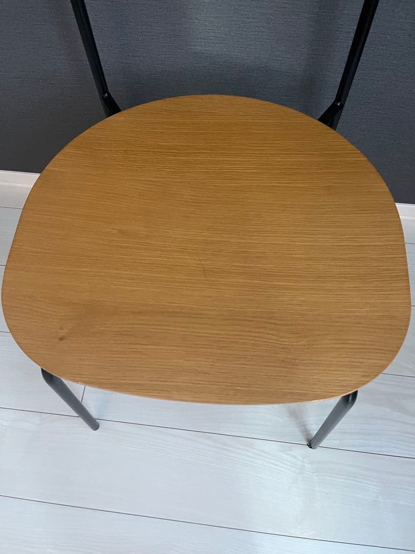 KANADEMONO ✨カナデモノ✨曲線プライウッドチェア美品/木製/アイアン