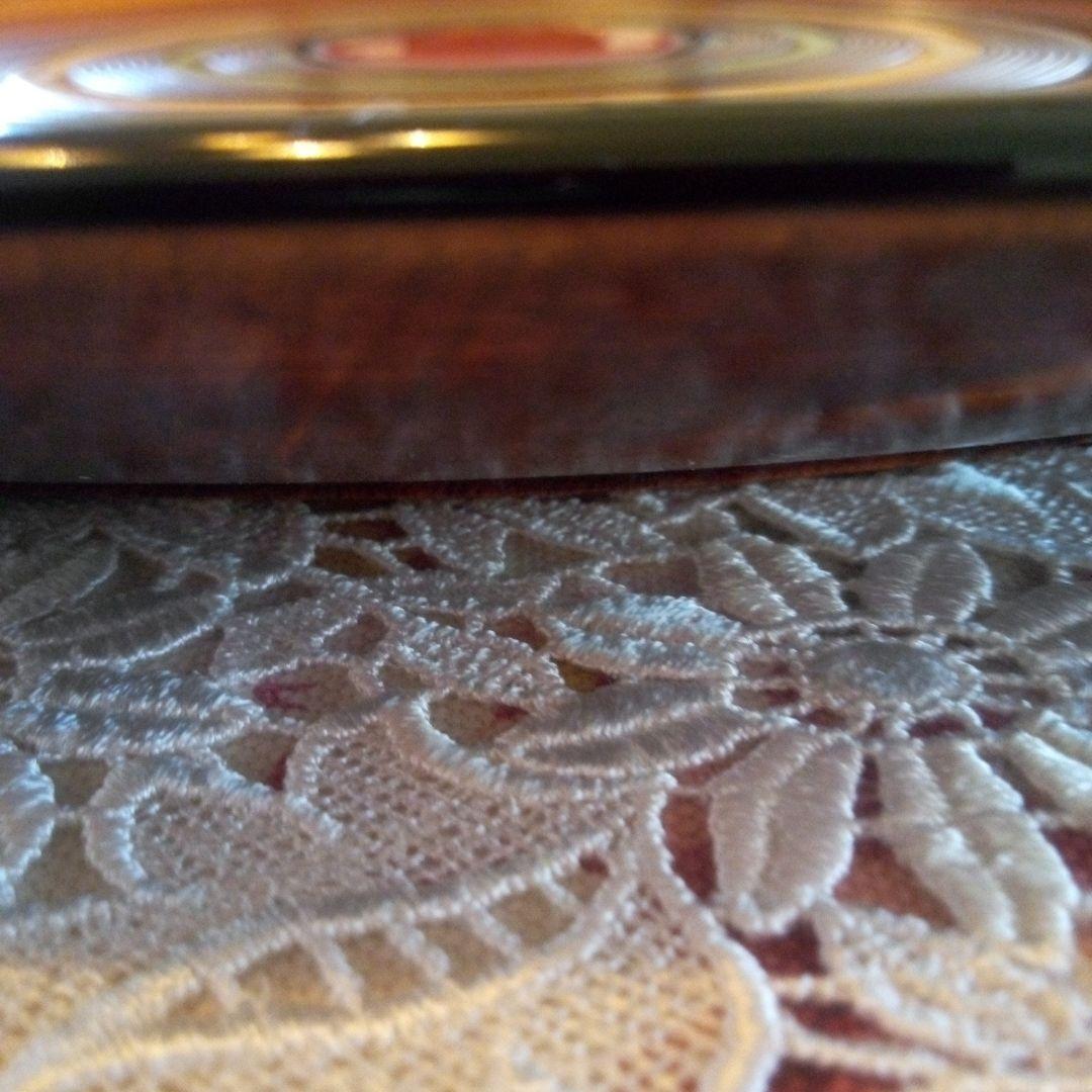 京都アソベ 天然木 大きな丸盆 漆器塗り キッチン用品 45.5cm 新品未使用