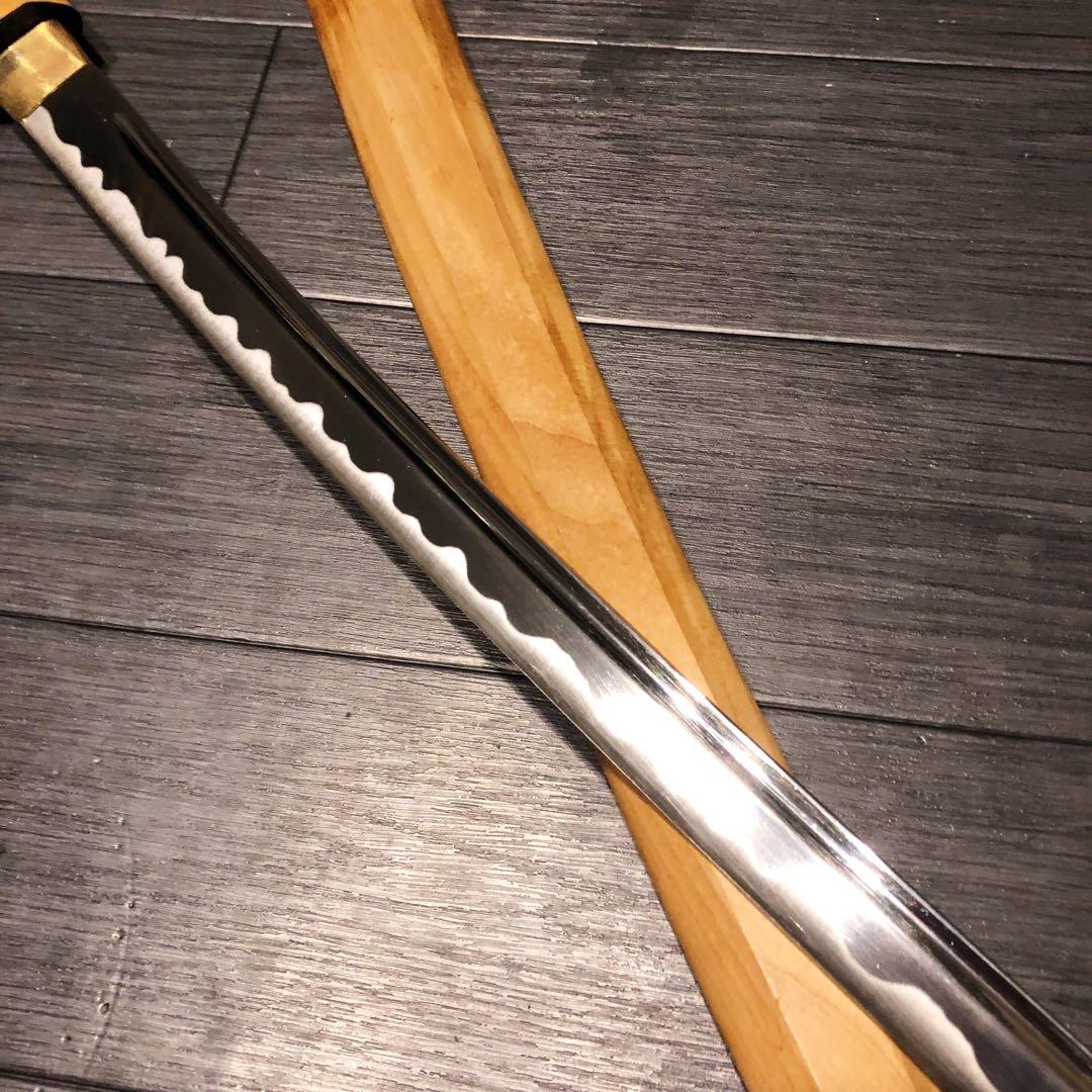 最高級模造刀 濃州関工 白鞘 太刀 樋入り刀身 居合刀 太刀 重みあり