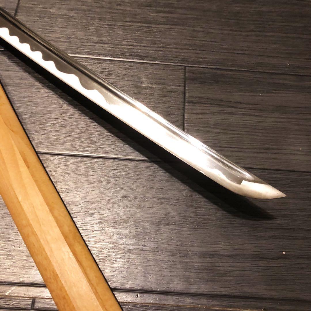 最高級模造刀 濃州関工 白鞘 太刀 樋入り刀身 居合刀 太刀 重みあり