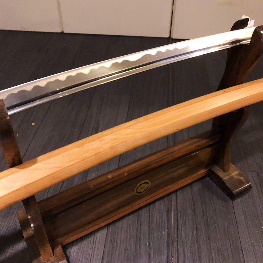 最高級模造刀 濃州関工 白鞘 太刀 樋入り刀身 居合刀 太刀 重みあり