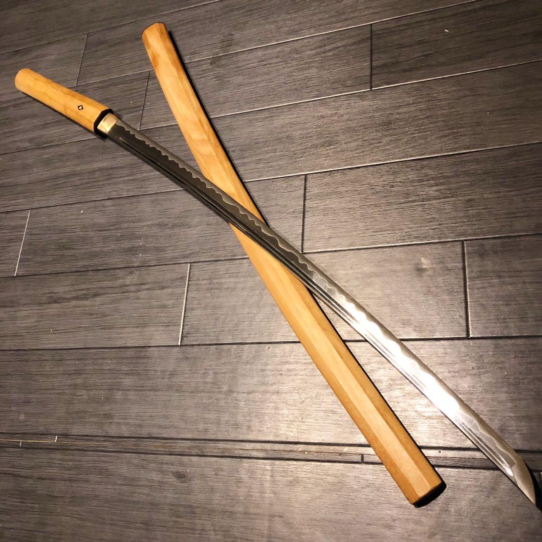 最高級模造刀 濃州関工 白鞘 太刀 樋入り刀身 居合刀 太刀 重みあり