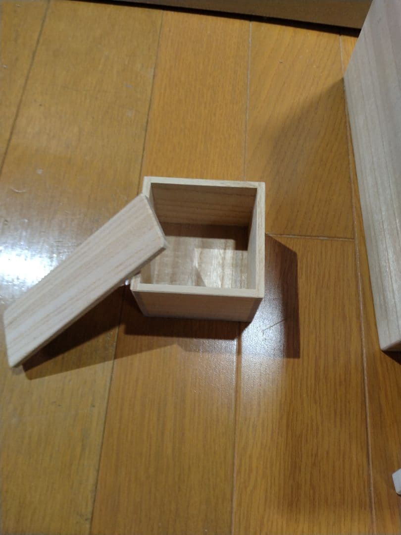 米びつ10キロ用ブレッドケース　欅　升&すりきり板