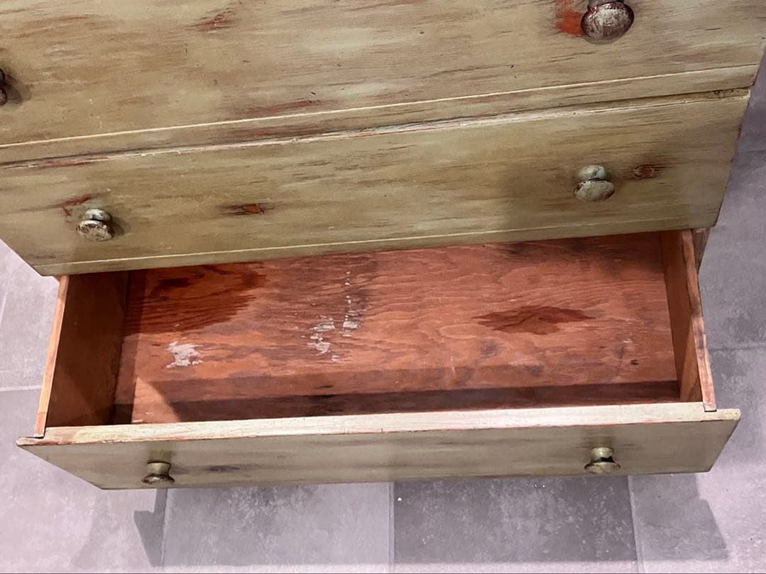 【さらに！お値下げしました】アンティークチェストキャビネット棚　カリフォルニア