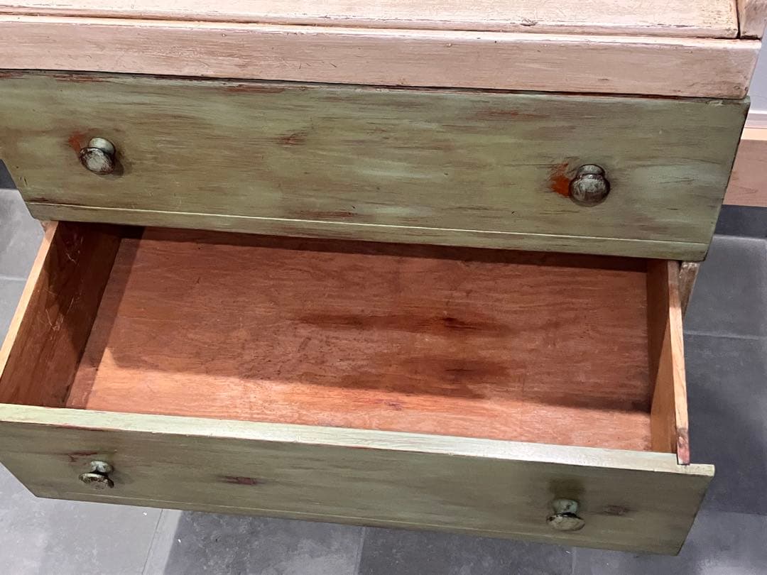 【さらに！お値下げしました】アンティークチェストキャビネット棚　カリフォルニア