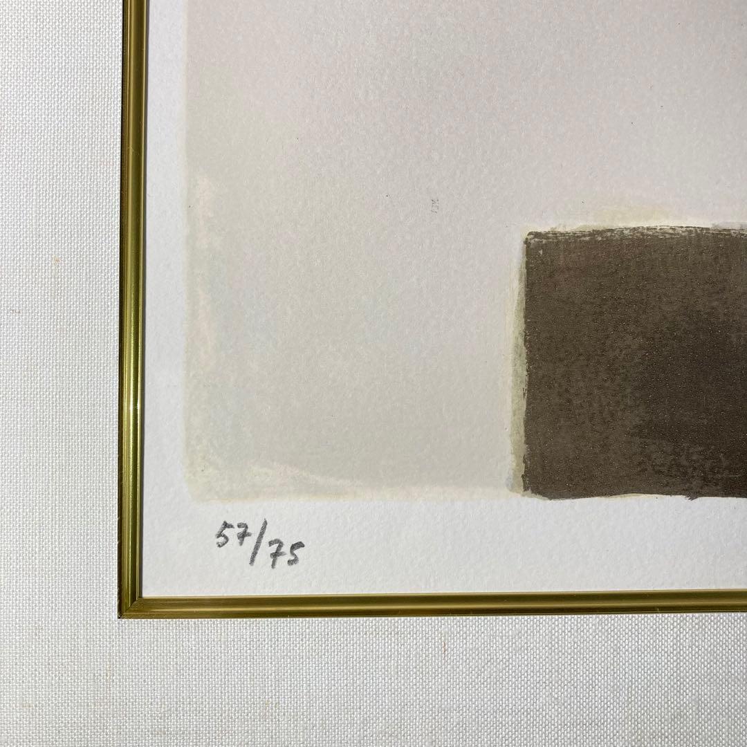 【真作保証】ベルナール・カトラン「花束」リトグラフ 直筆サイン 版画