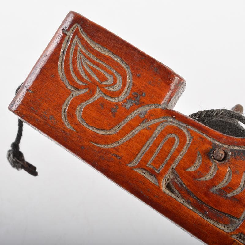 朝鮮美術 李朝 木彫 神獣刻 墨壷 V R7245 - メルカリ