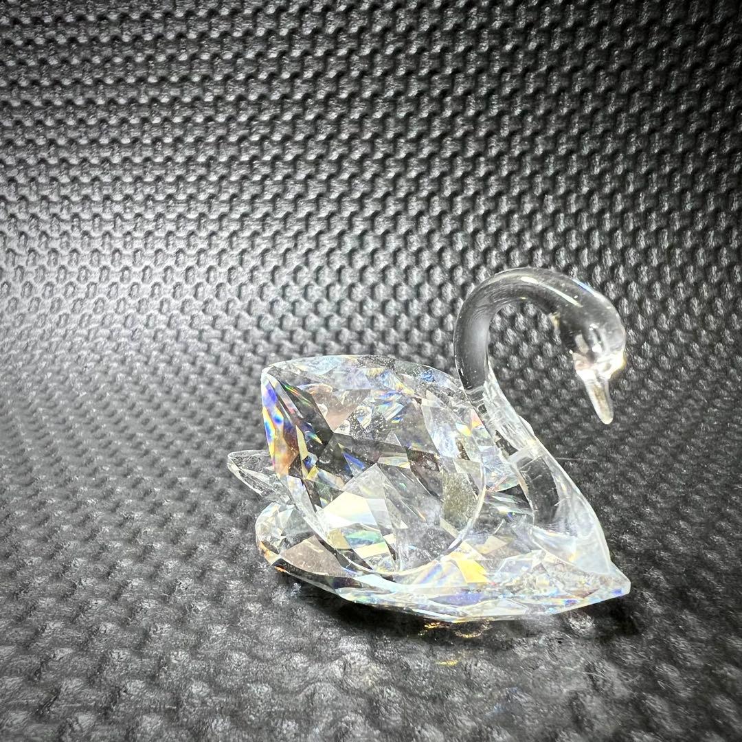 SWAROVSKI/スワロフスキー☆ファセットカット☆クリスタル☆親子スワン