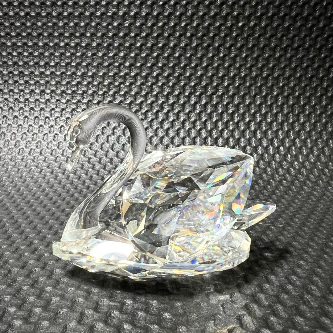SWAROVSKI/スワロフスキー☆ファセットカット☆クリスタル☆親子スワン