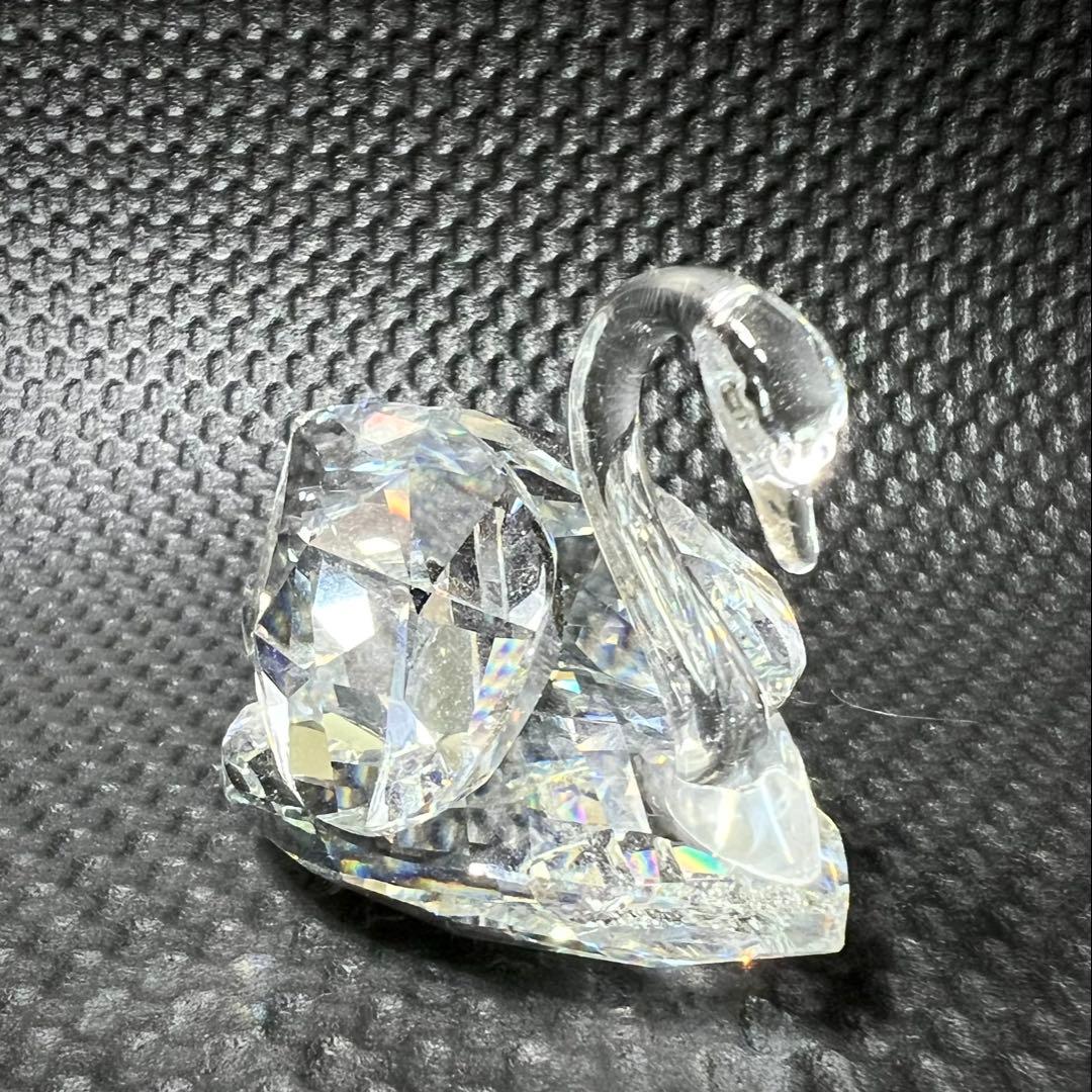 SWAROVSKI/スワロフスキー☆ファセットカット☆クリスタル☆親子スワン