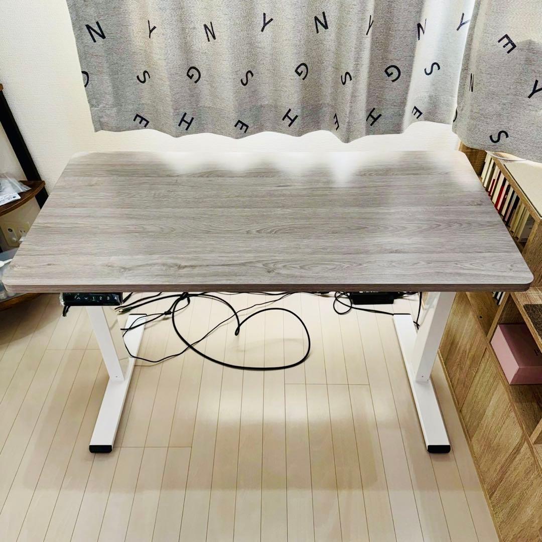 FLEXISPOT 電動式スタンディングデスク幅120×奥行60,メモリー