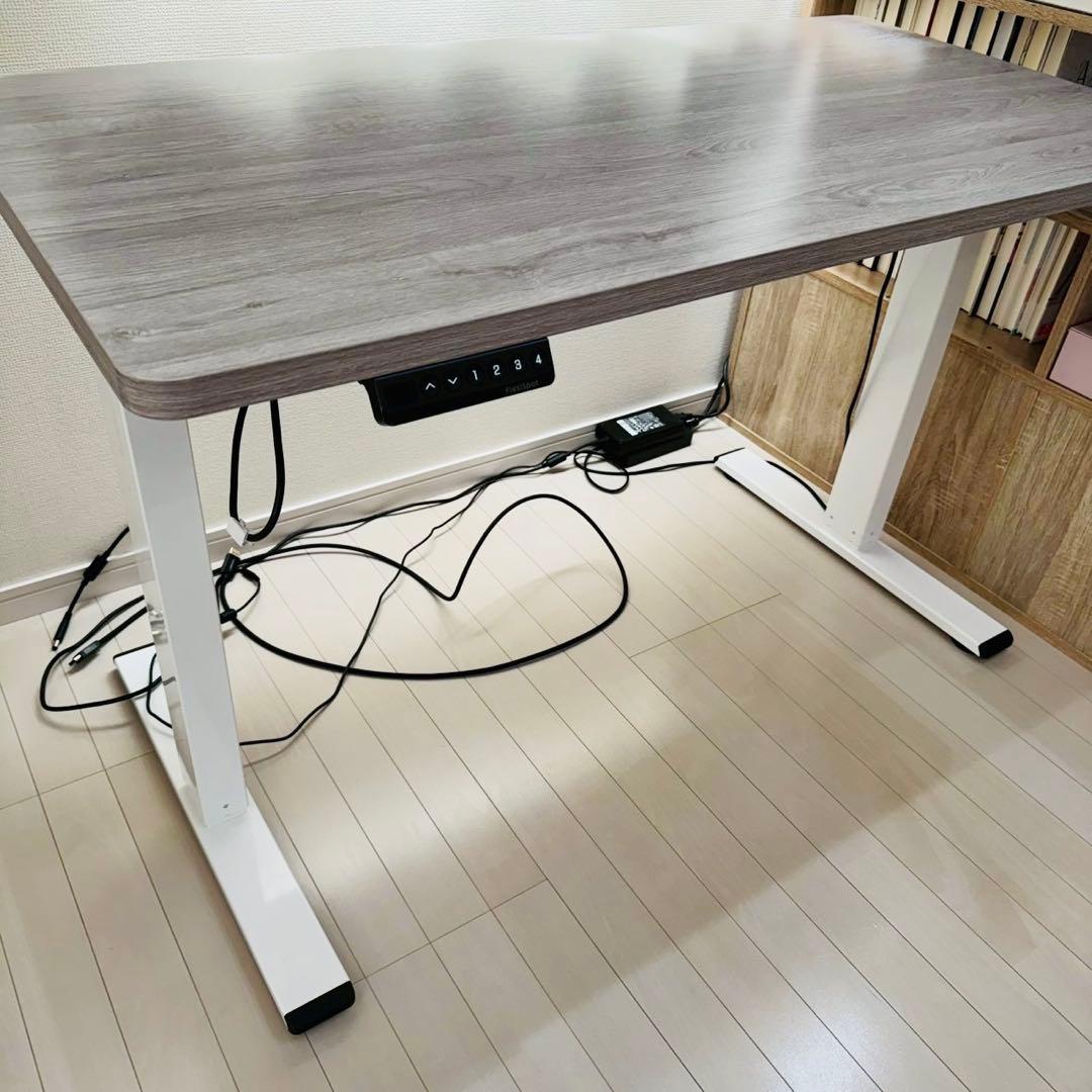 FLEXISPOT 電動式スタンディングデスク幅120×奥行60,メモリー