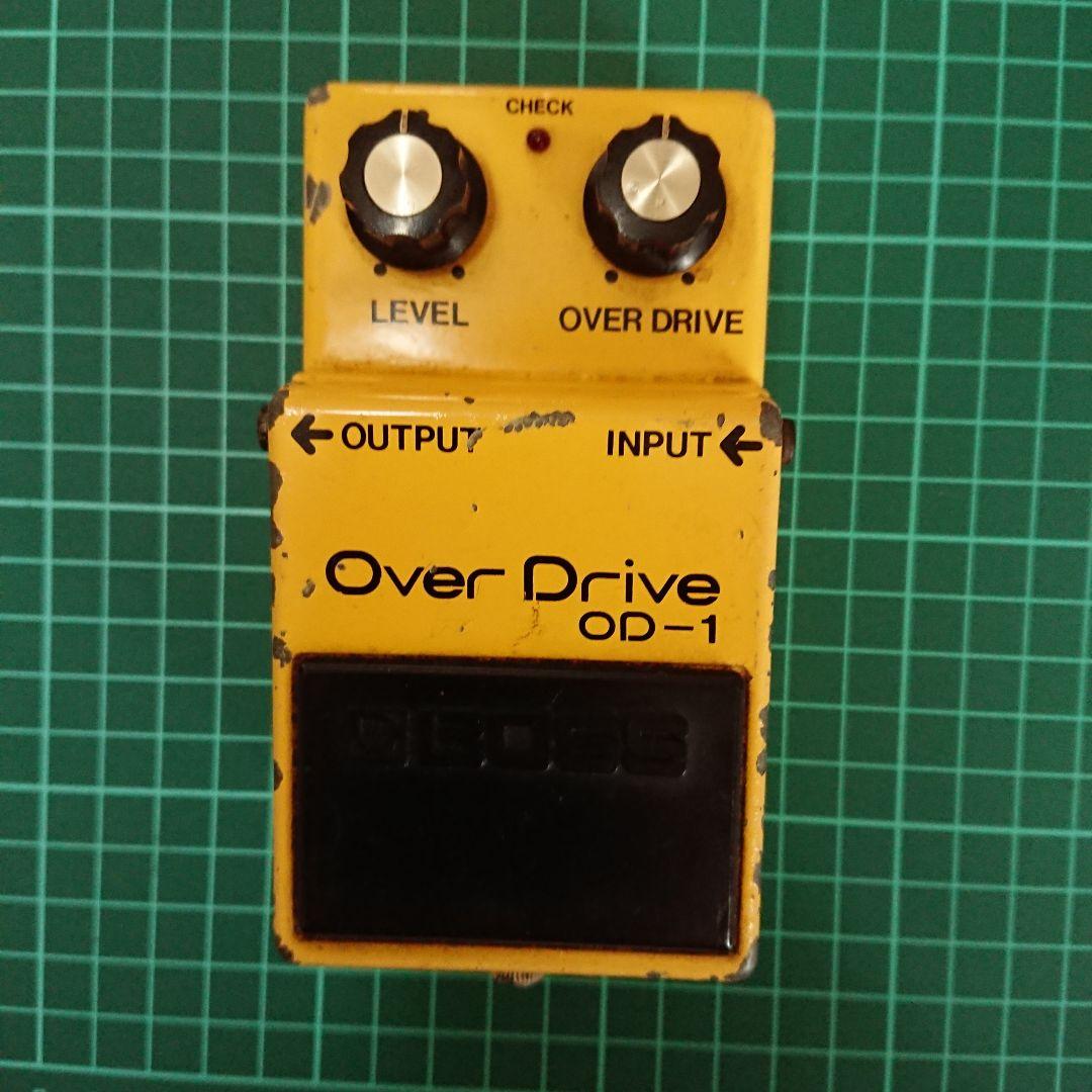 boss OD-1(銀ネジ) BOSS OD-1 1978年 銀ネジ 買取りました。デジマートにて￥128,000 で