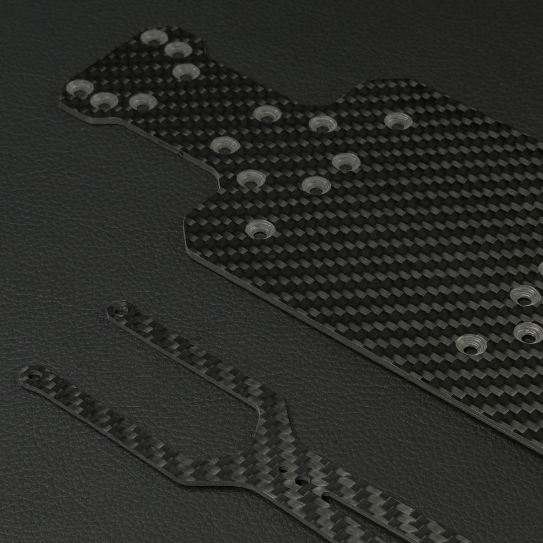 特注品 ヨコモ RD2.0 カーボンシャーシ 3.0mm + アッパ m2129