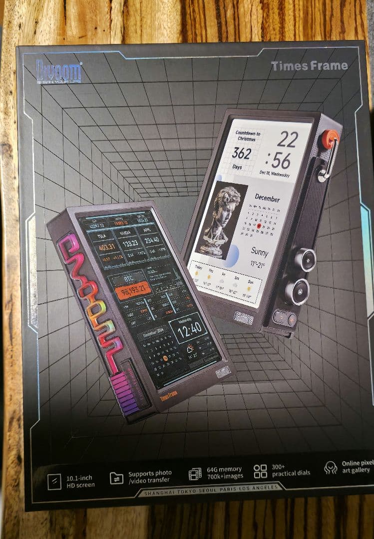 Divoom Times Frame デジタルフォトフレーム ブラック