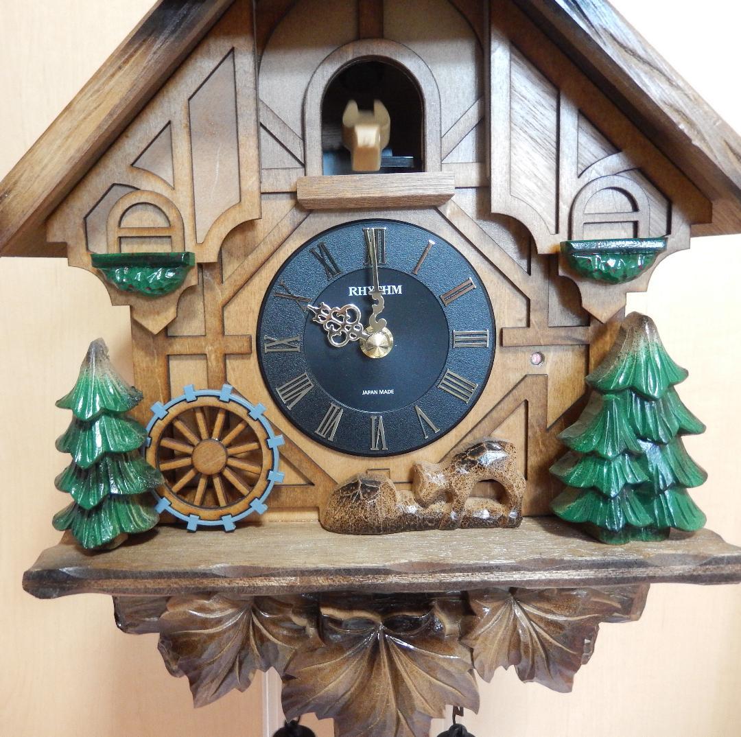 リズム時計 鳩時計 カッコーティンバー