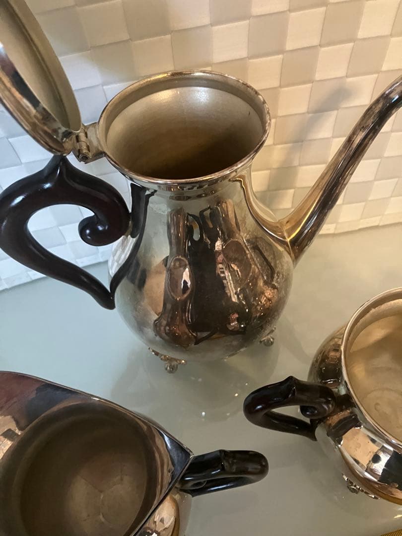 シルバーメッキ　リプロダクト　3点セット