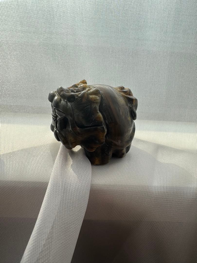 最強開運アイテム⭐︎タイガーアイの龍亀（ロングイ）