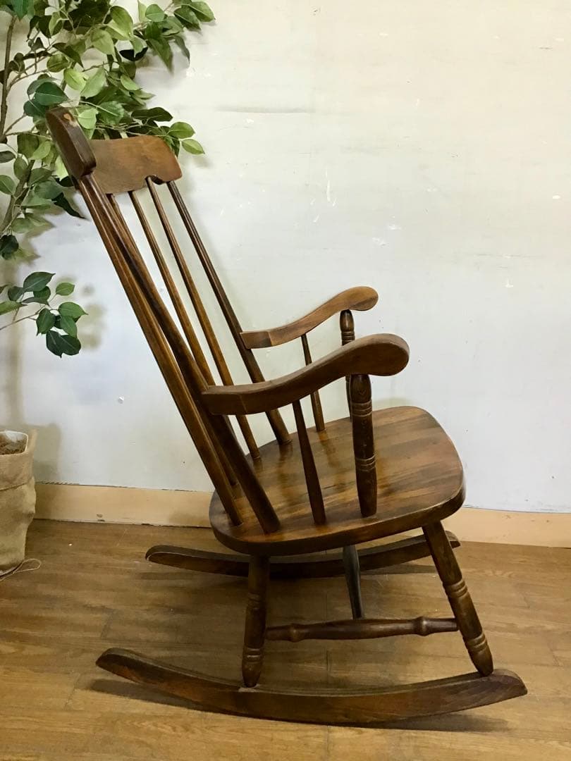 管239☆飛騨家具☆アンティーク☆ウィンザー☆ロッキングチェアー