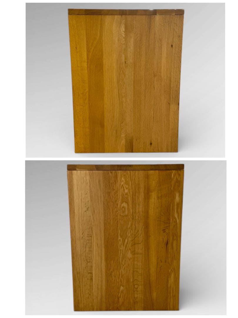 【廃盤 希少 極美品】無印良品 無垢材 オーク材 学習机 コの字形 事務机