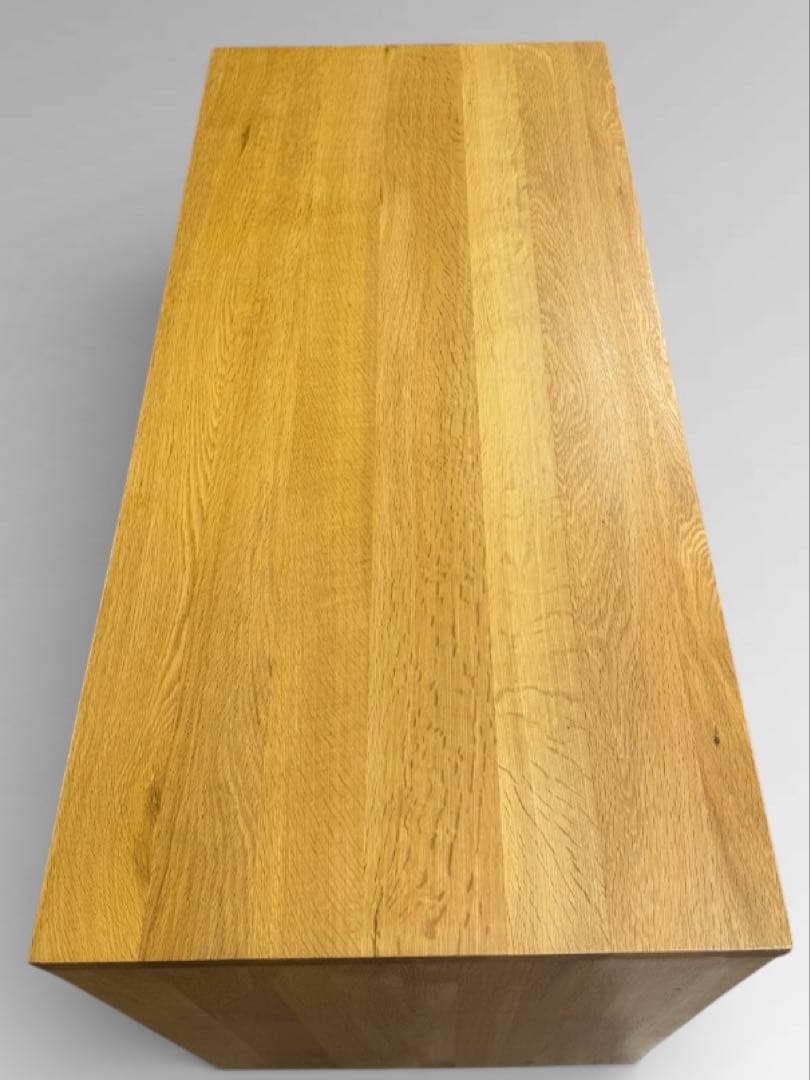 【廃盤 希少 極美品】無印良品 無垢材 オーク材 学習机 コの字形 事務机