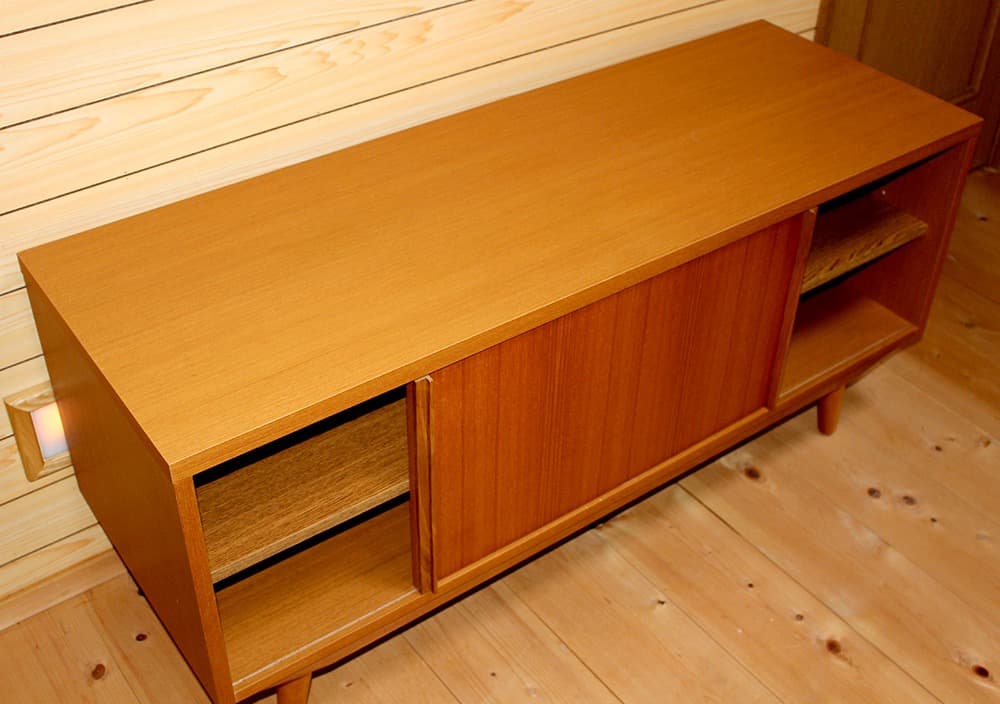 UNICOウニコ TVボードローテーブル/ブラウン