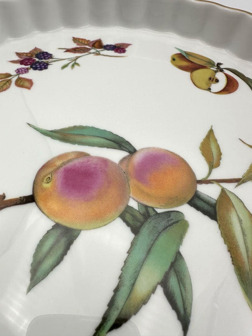 ロイヤルウースター エベシャム ゴールドキッシュディッシュ お皿 大皿