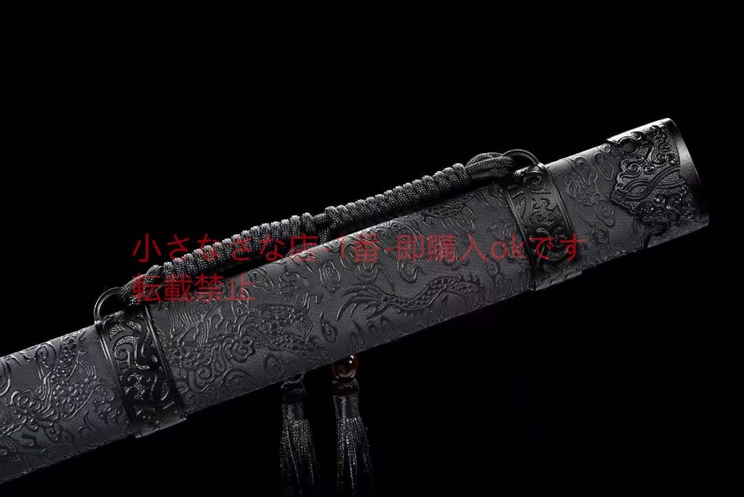 黒金古刀~赤血狂刀 古兵器 武具 刀装具 日本刀 模造